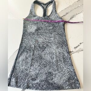 Lululemon Cool Racerback White/Black Tank Top